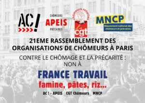 21ème rassemblement des organisations de chômeurs